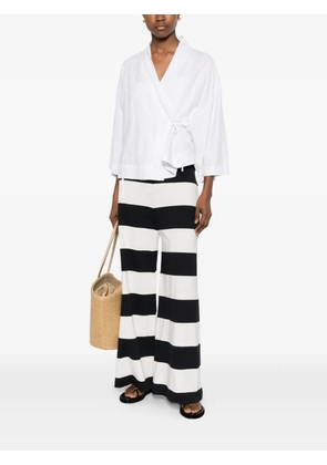 Osklen striped trousers - Black