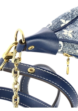 Louis Vuitton Pre-Owned Loop Handbag Monogram Jacquard Denim hobo bag - Blue