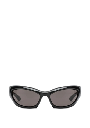 Balenciaga logo-detail sunglasses - Black