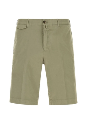 PT Torino pressed-crease shorts - Green