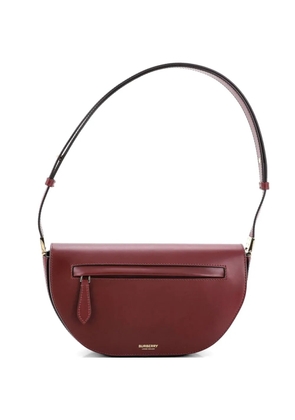 Burberry Pre-Owned Olympia Flap Bag Leather Small shoulder bag - Red
