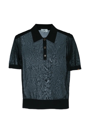 Elisabetta Franchi short-sleeve knitwear - Black
