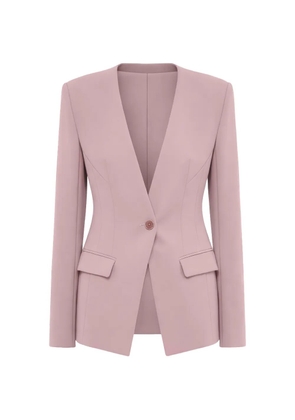 Patrizia Pepe tailored V-neck blazer - Pink