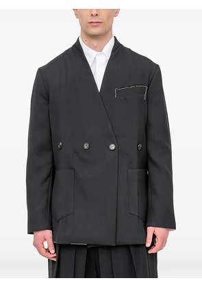 Setchu Origami double-breasted jacket - Black