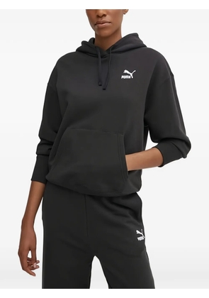 PUMA logo hooded sweatshirt - Black