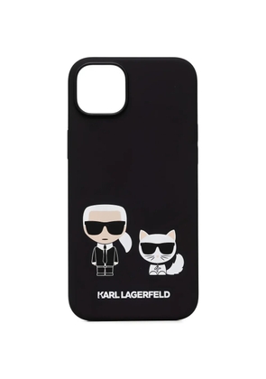 Karl Lagerfeld Karl & Choupette iPhone 14 Plus case - Black
