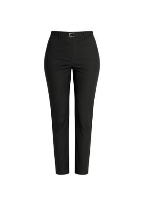 Patrizia Pepe poplin cigarette trousers - Black