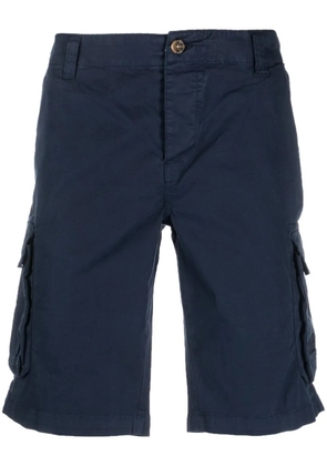 MC2 Saint Barth stretch-cotton cargo shorts - Blue