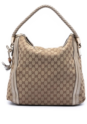 Gucci Pre-Owned 2016-2026 Large GG Canvas Bella shoulder bag - Neutrals