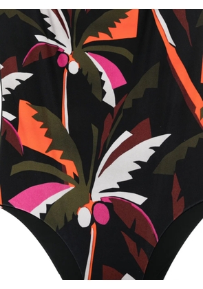 Osklen patterned swimsuit - Black