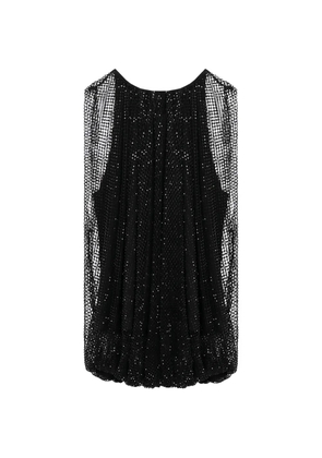 Sportmax Nodo crystal-embellished top - Black