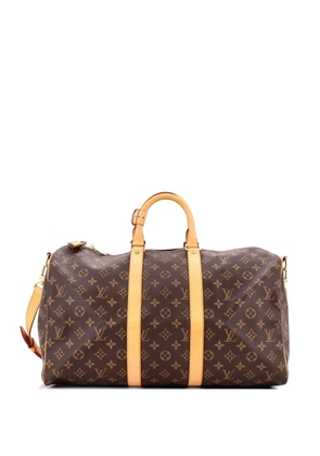 Louis Vuitton Pre-Owned Keepall Bandouliere Bag Monogram Canvas 45 travel bag - Brown