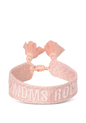 ELLA K 'MOMS ROCK' braided bracelet - Pink