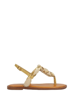 Schutz Camellia thong sandal - Brown