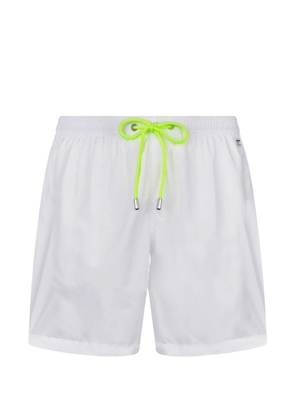 MC2 Saint Barth xPantone Lighting drawstring-fastening beach shorts - White