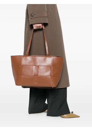 DeMellier Florence woven leather florence tote bag - Brown