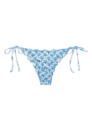 MC2 Saint Barth Sagittarius floral-print bikini - White