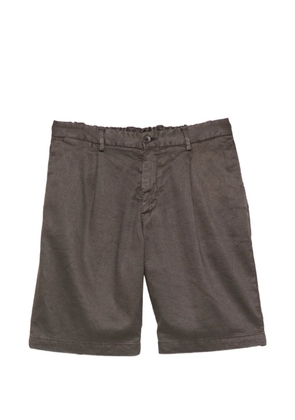 Alpha Industries pleated shorts - Brown