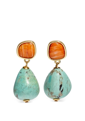 Lizzie Fortunato Citrus Splash drop earrings - Gold