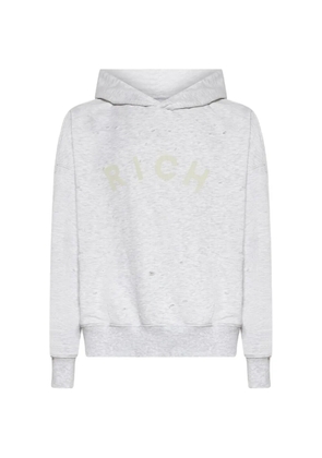 John Richmond distressed hoodie - Grey