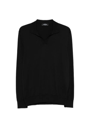 Gran Sasso V-neck sweater - Black
