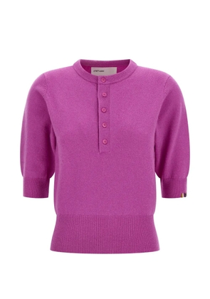 extreme cashmere Nº 447 Mimi short-sleeve sweater - Pink