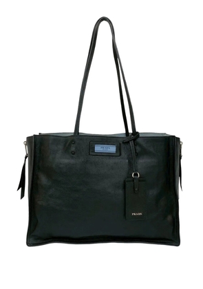 Prada Pre-Owned 2013-2025 Glace Calf Etiquette tote bag - Black