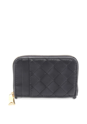 Bottega Veneta Pre-Owned leather zip wallet - Black