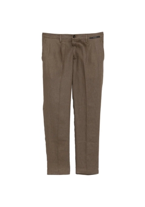 michael coal pleated trousers - Brown