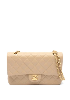 CHANEL Pre-Owned 1989-1991 quilted flap shoulder bag - Neutrals