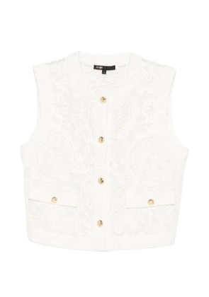 Maje buttoned vest - Neutrals