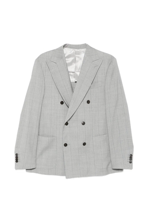 LUIGI BIANCHI MANTOVA striped-pattern suit - Grey