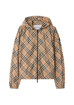 Burberry Check hooded jacket - Neutrals