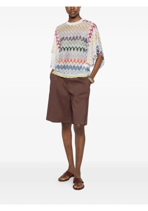 Missoni flutter-sleeve T-shirt - White
