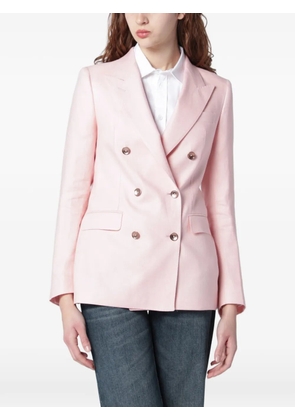 Tagliatore button double-breasted blazer - Pink