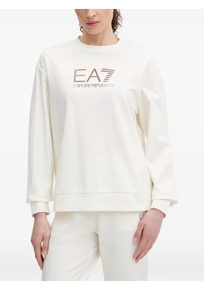 Ea7 Emporio Armani logo-print tracksuit - White