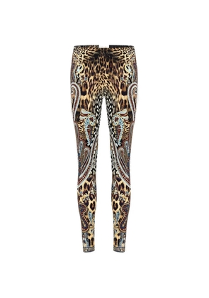 Camilla animal-print leggings - Brown