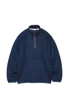 Nanamica pullover mohair sweater - Blue