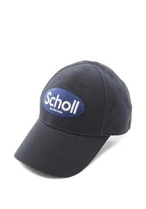 Balenciaga Pre-Owned x Scholl 2020s logo baseball cap - Black