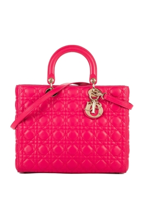 Christian Dior Pre-Owned 2010s quilted shoulder bag - Pink