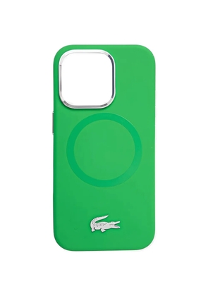 Lacoste logo-appliqué iPhone 16 Pro phone case - Green