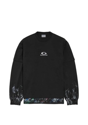 Balenciaga hybrid double T-shirt - Black