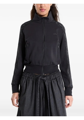 adidas Firebird lace zip sweater - Black