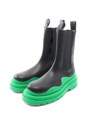 Bottega Veneta Pre-Owned 2020s leather chelsea boots - Black