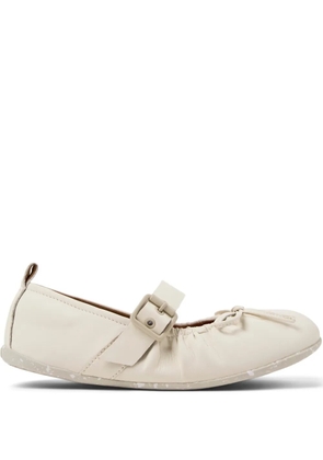 Camper Wabi buckled ballerinas - White