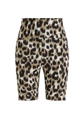 Fusalp Biarro leopard-pattern shorts - Neutrals