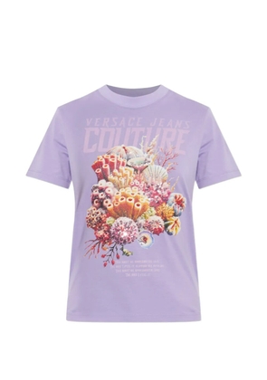 Versace Jeans Couture printed graphic T-shirt - Purple