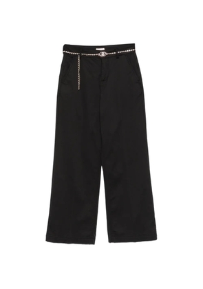 LIU JO embellished belt trousers - Black