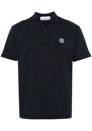 Stone Island Compass-motif polo shirt - Blue