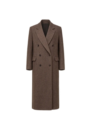 Reformation Lucas double-breasted coat - Brown